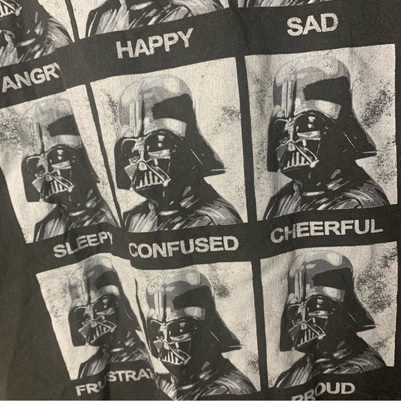 Kids’ Star Wars Mad Engine Darth Vader Emotions T-Shirt - Picture 4 of 10